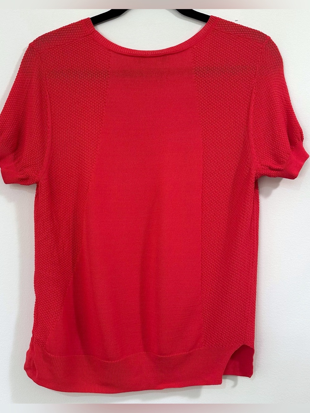 Gerard Darel Red Orange Short Sleeve Shirt Size 2 View 3